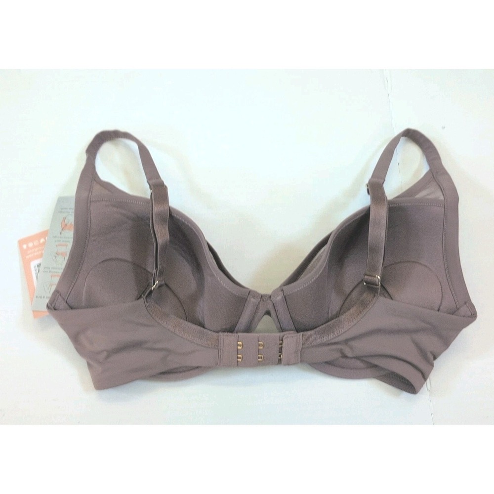 Thirdlove 24/7 Classic Contour Plunge Bra‎ 32E Purple Underwire - New - Picture 2 of 4
